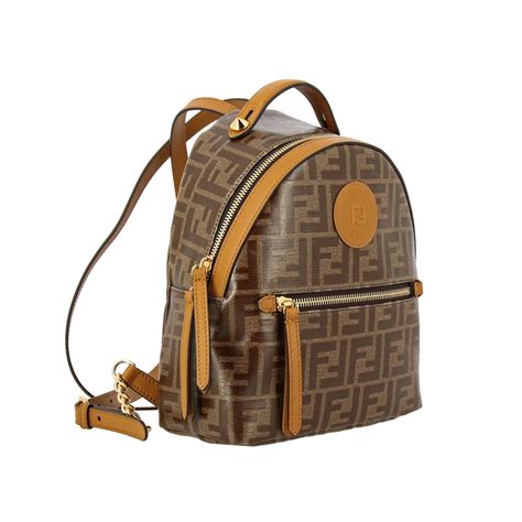 fendi leather backpack|Fendi backpack for women.